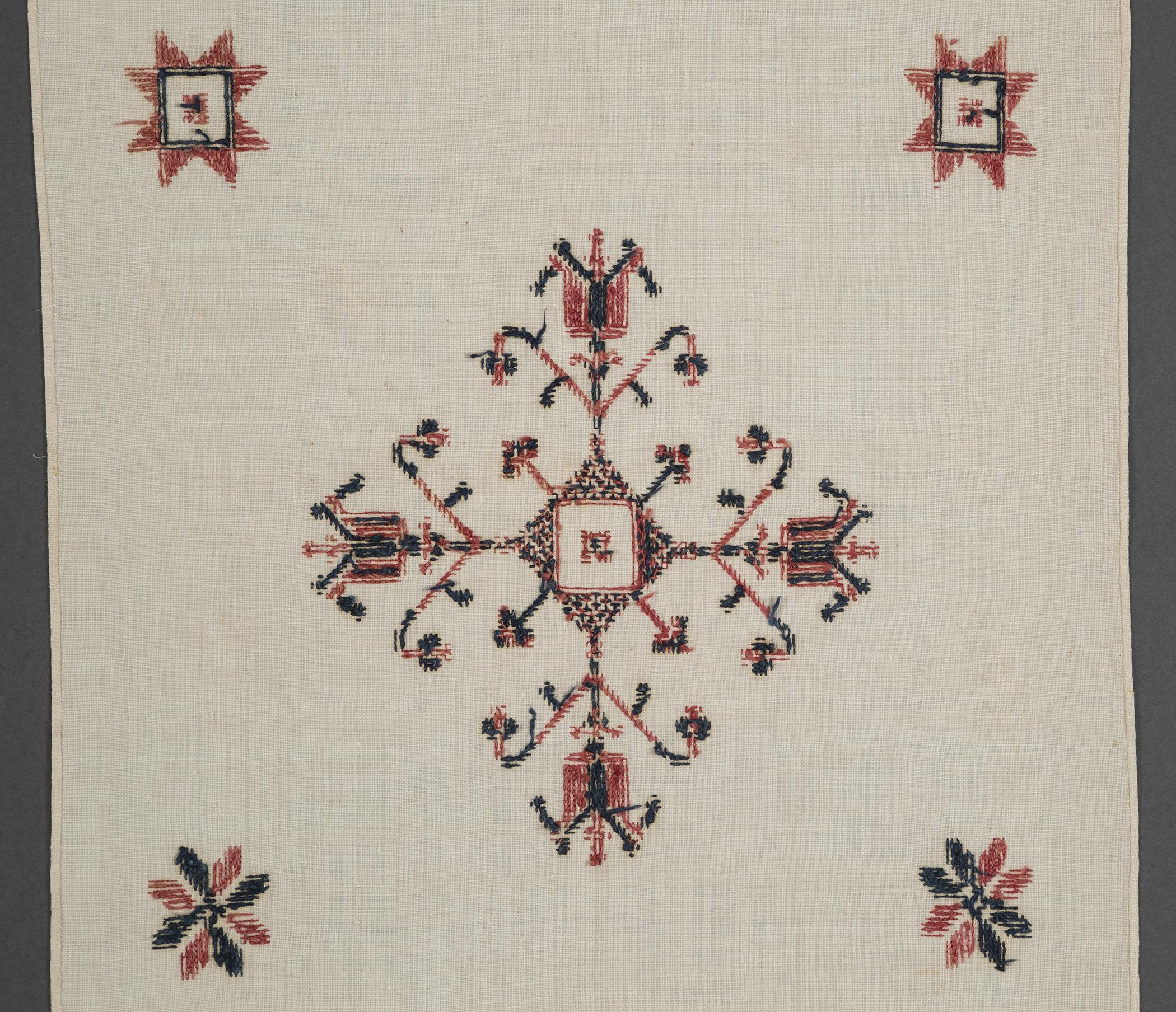 1969.1164 Towel, reverse, detail 7