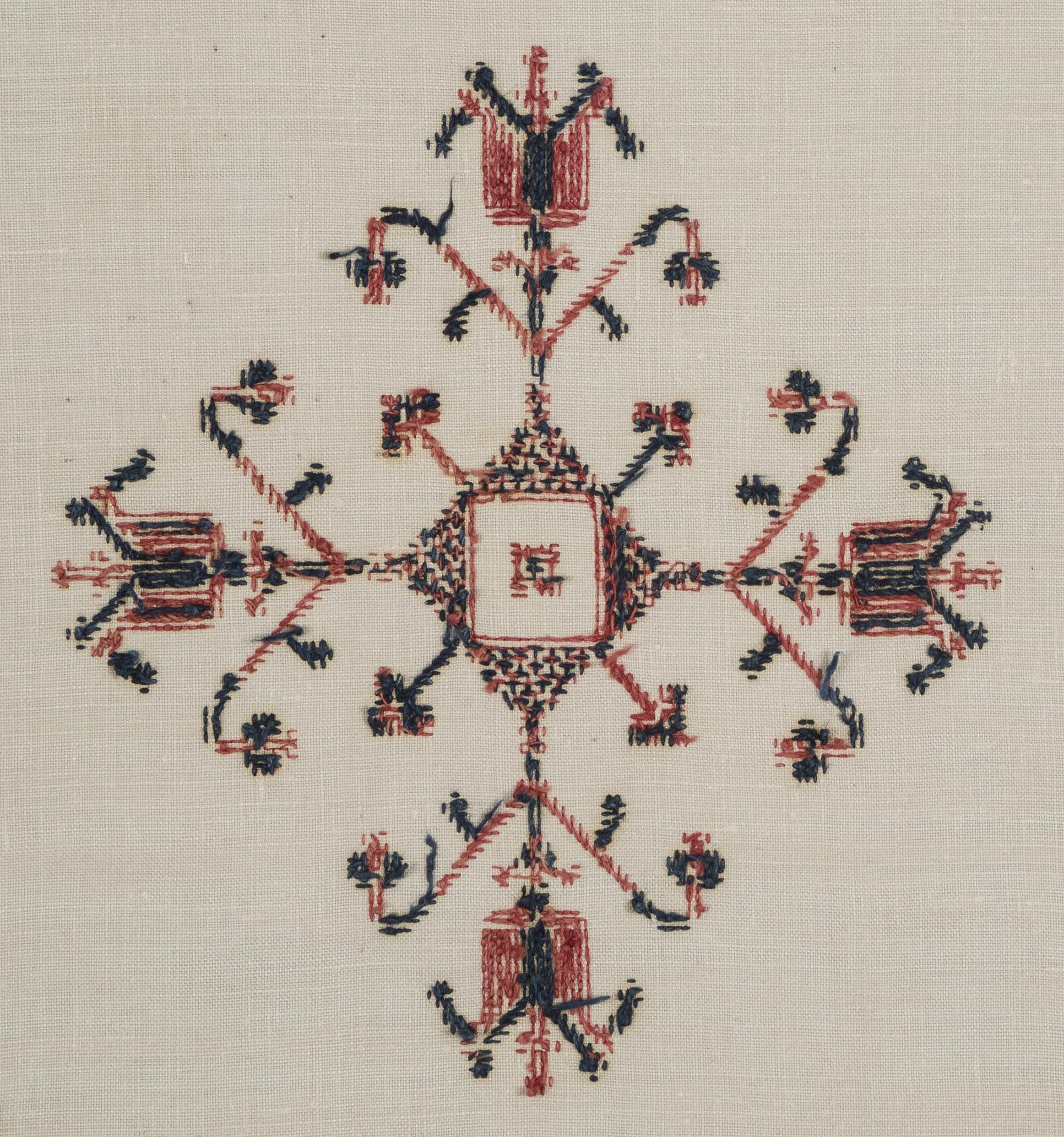 1969.1164 Towel, reverse, detail 8