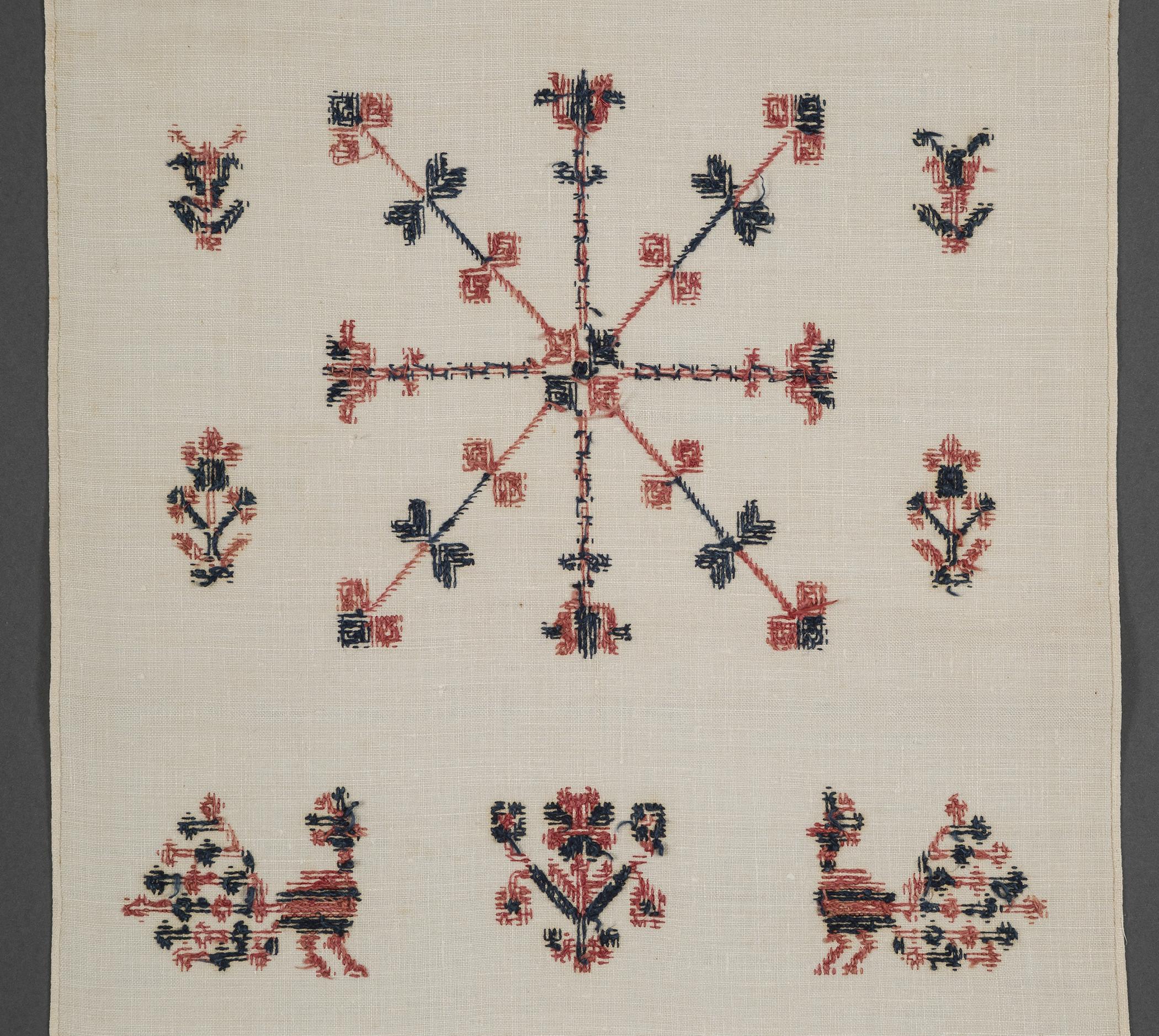 1969.1164 Towel, reverse, detail 11