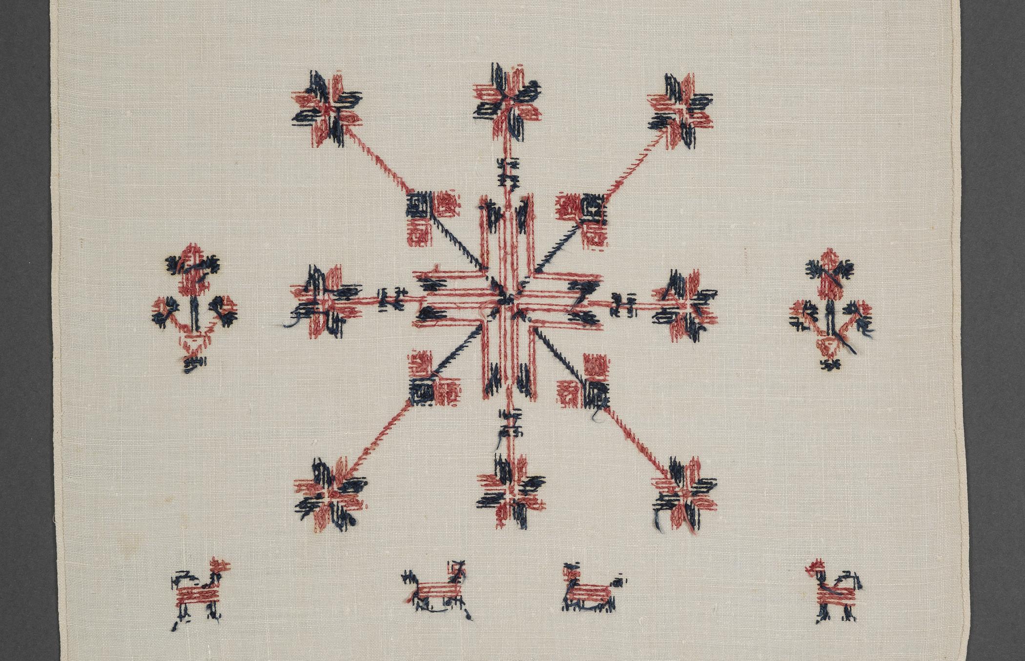 1969.1164 Towel, reverse, detail 18