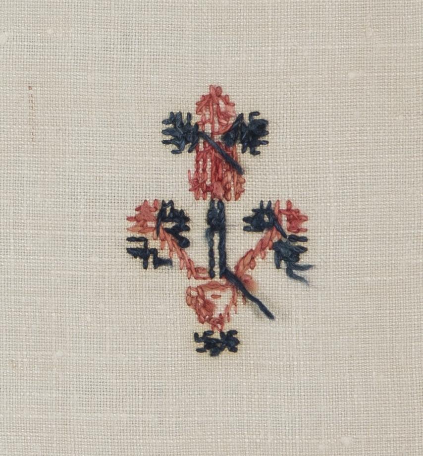1969.1164 Towel, reverse, detail 19