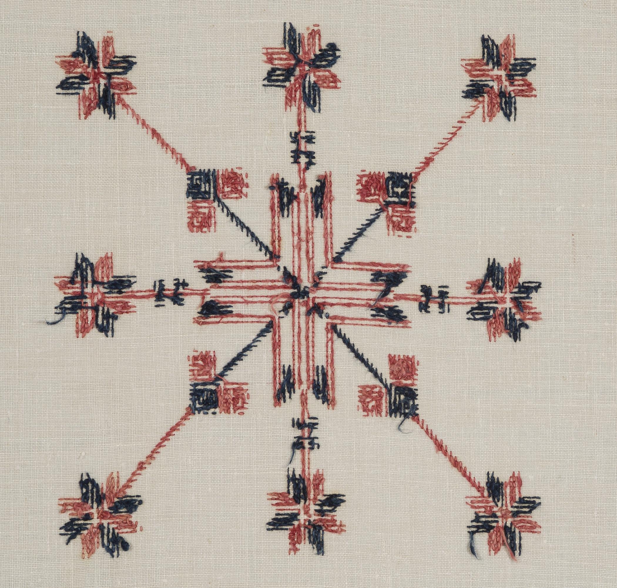 1969.1164 Towel, reverse, detail 20