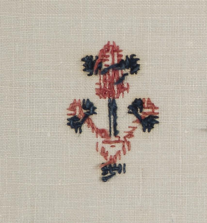 1969.1164 Towel, reverse, detail 21