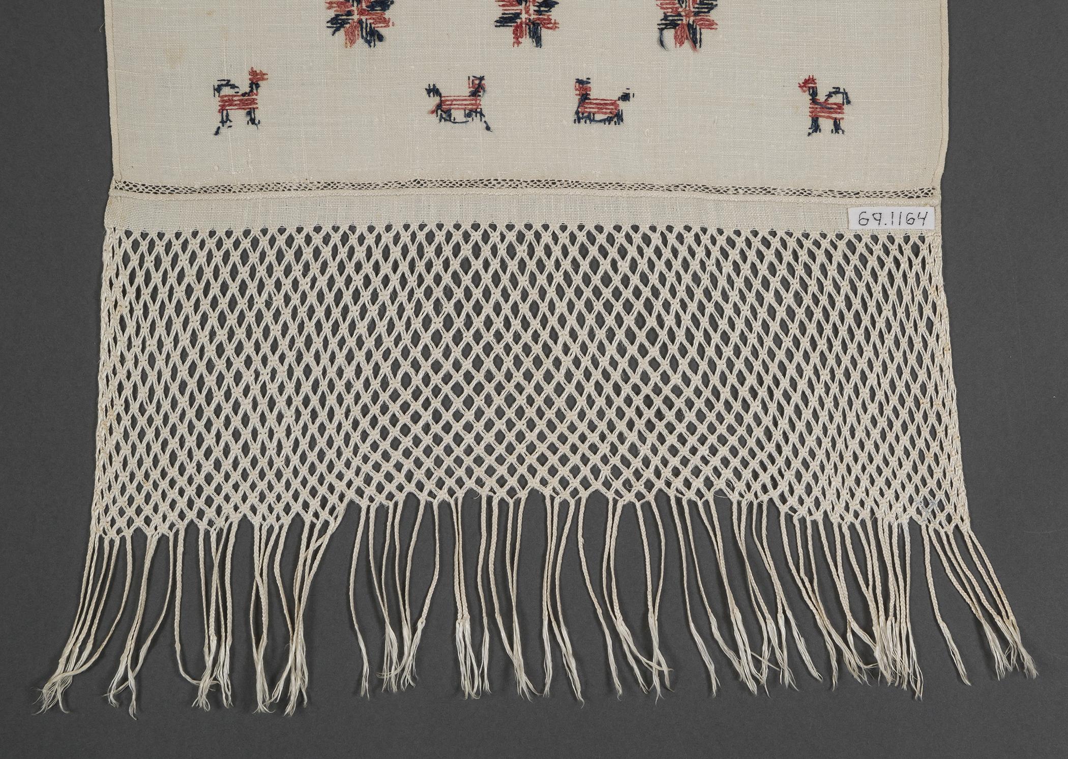 1969.1164 Towel, reverse, detail 22
