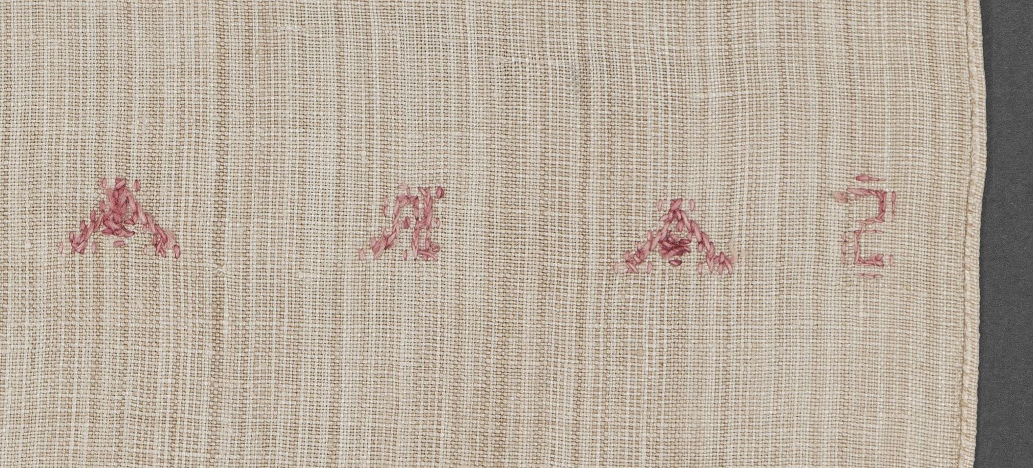 1969.1165 Towel, reverse, detail 3