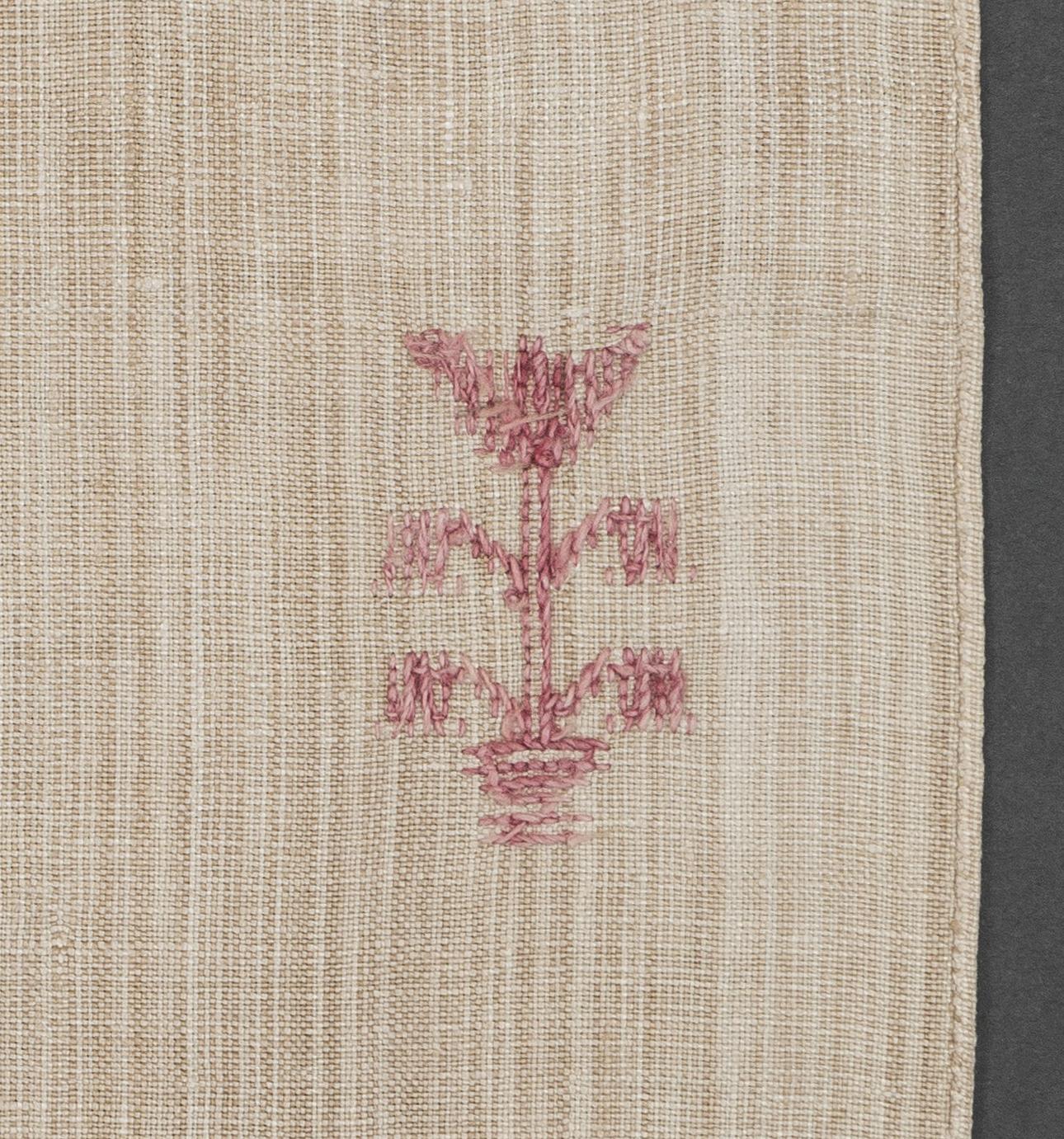 1969.1165 Towel, reverse, detail 7