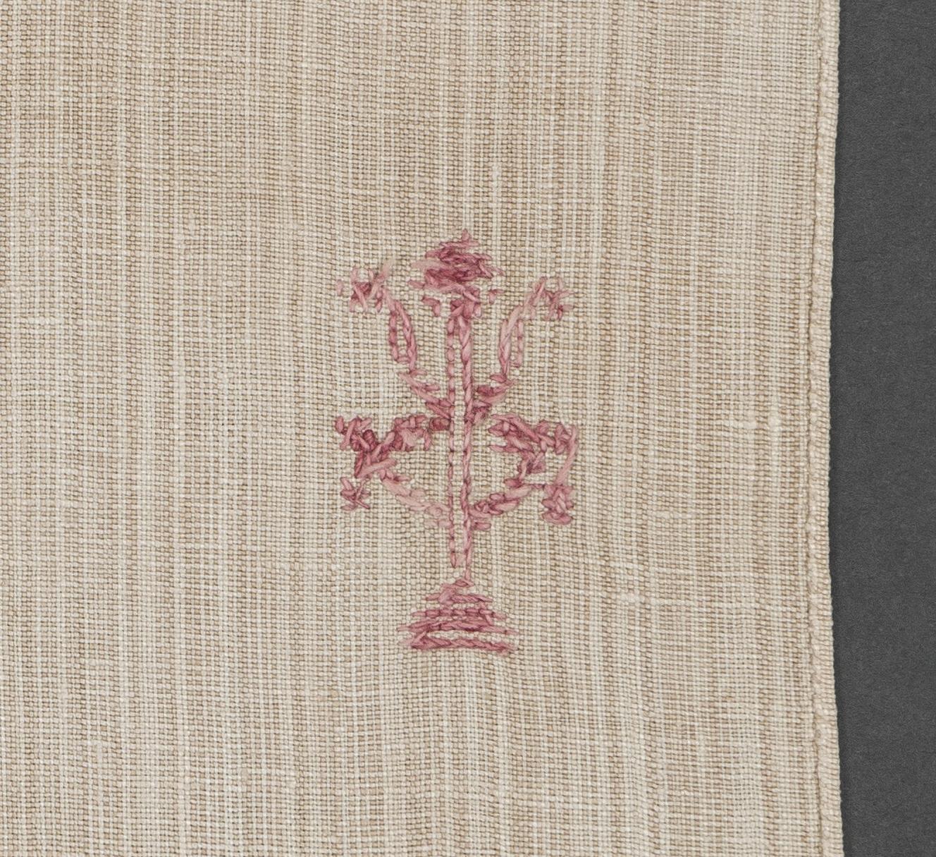 1969.1165 Towel, reverse, detail 11