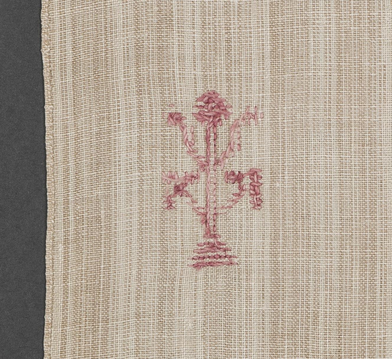 1969.1165 Towel, reverse, detail 13
