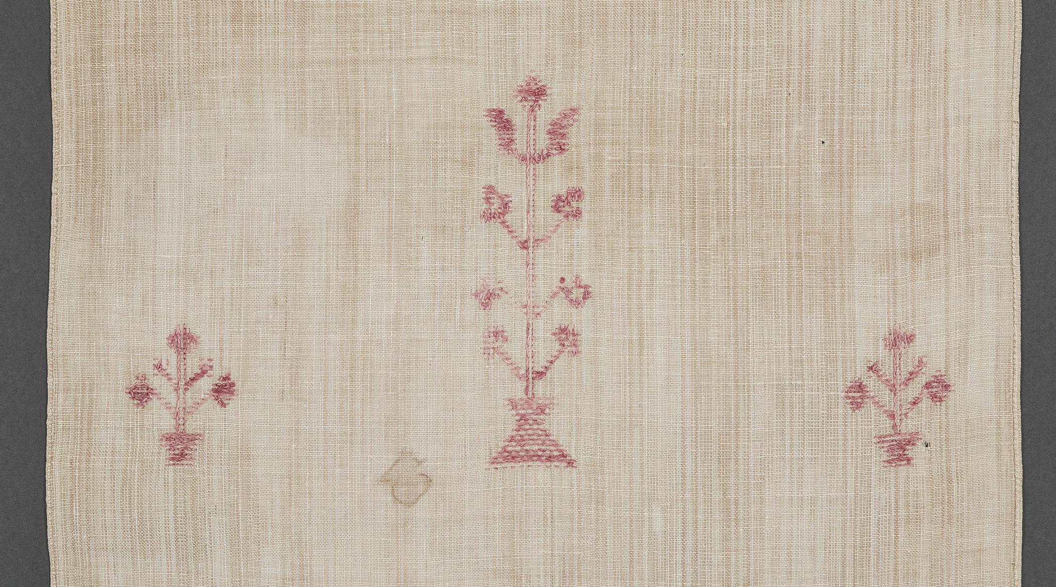 1969.1165 Towel, reverse, detail 14
