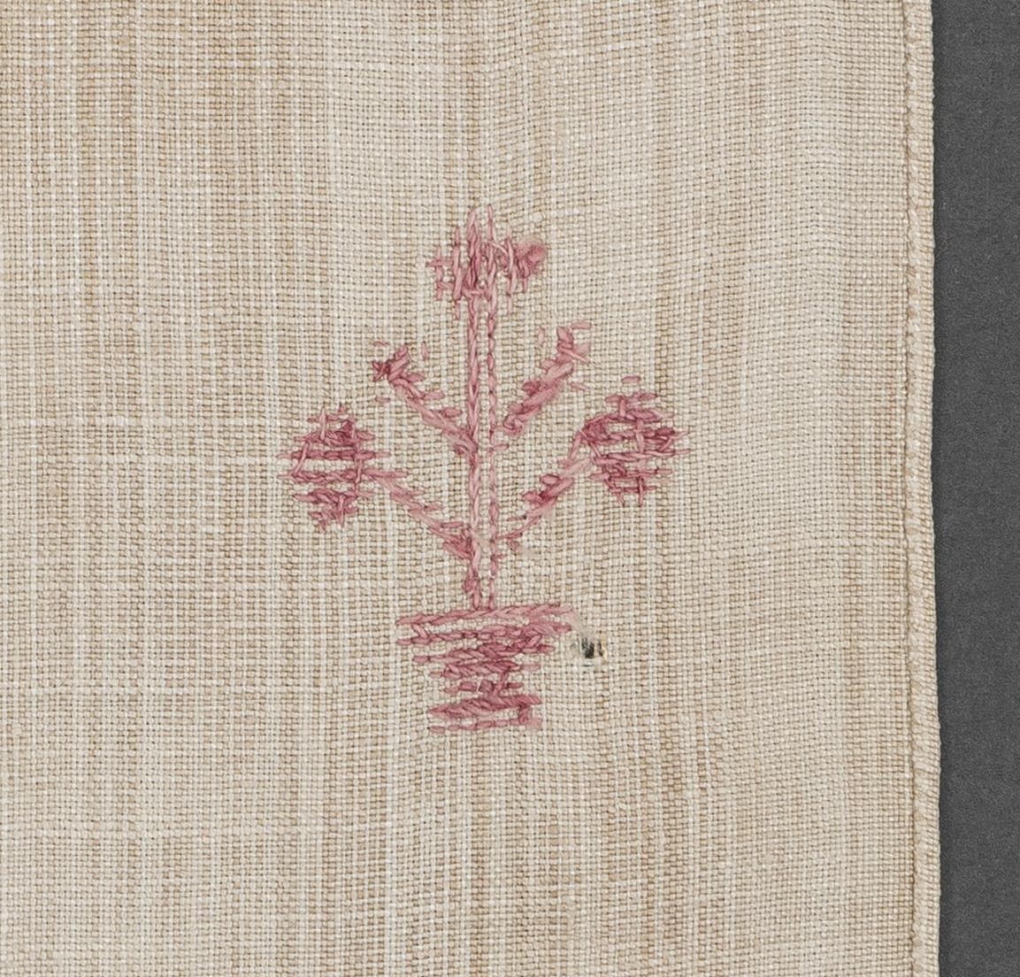 1969.1165 Towel, reverse, detail 15