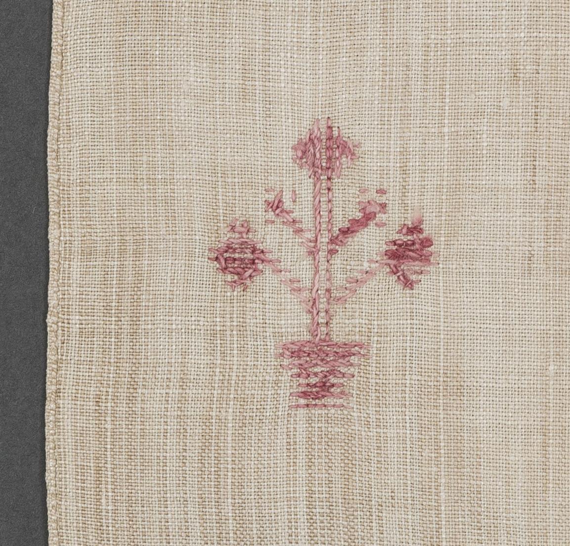 1969.1165 Towel, reverse, detail 17