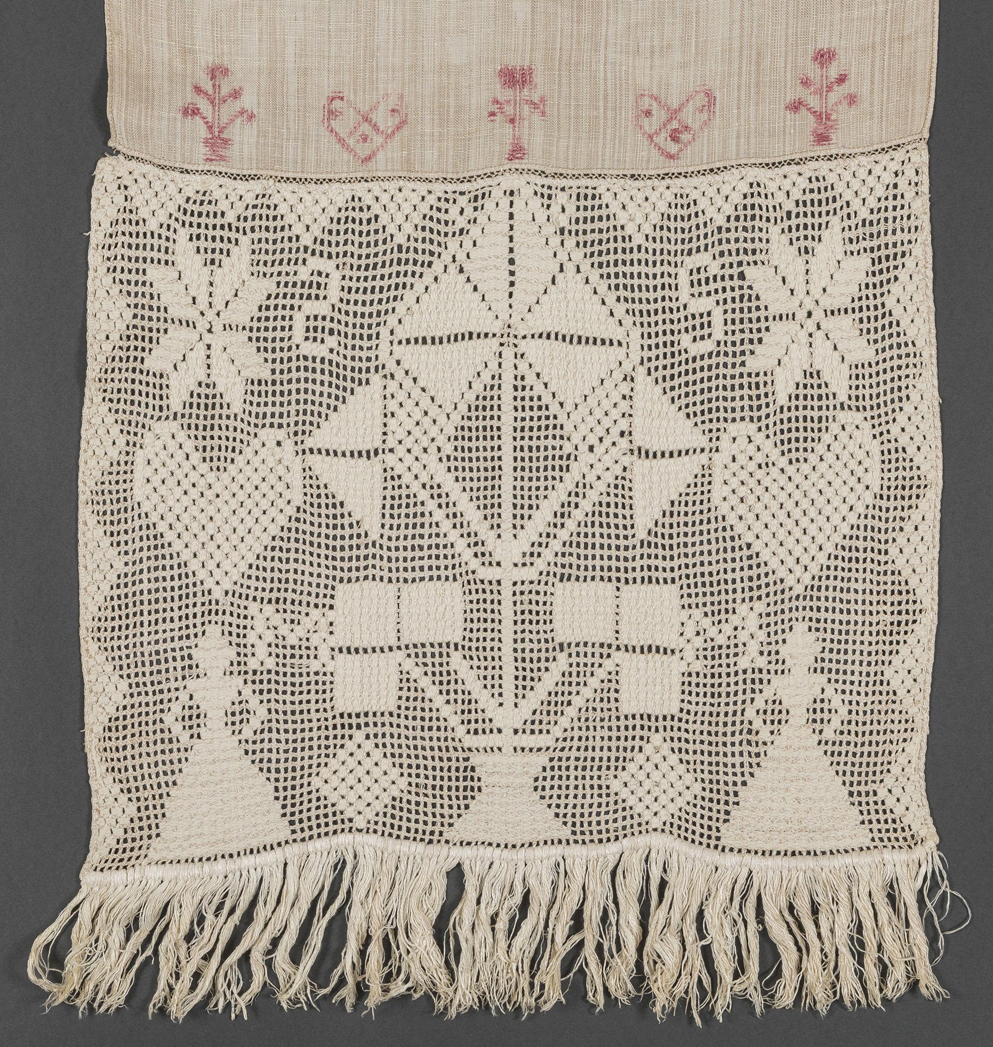 1969.1165 Towel, reverse, detail 18
