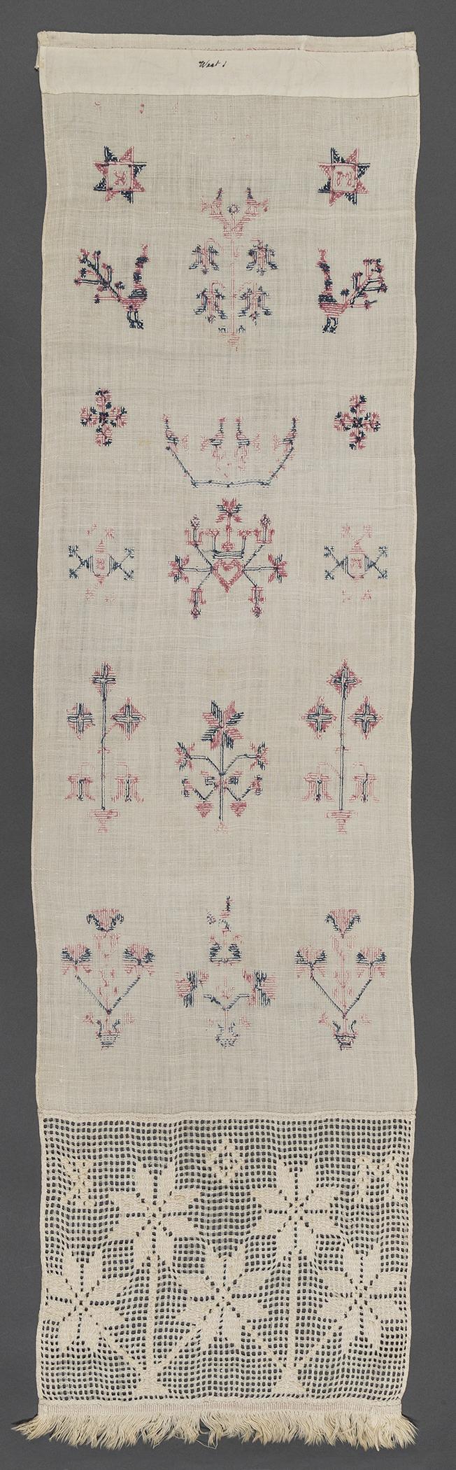 1969.1166 Towel, view 2, reverse