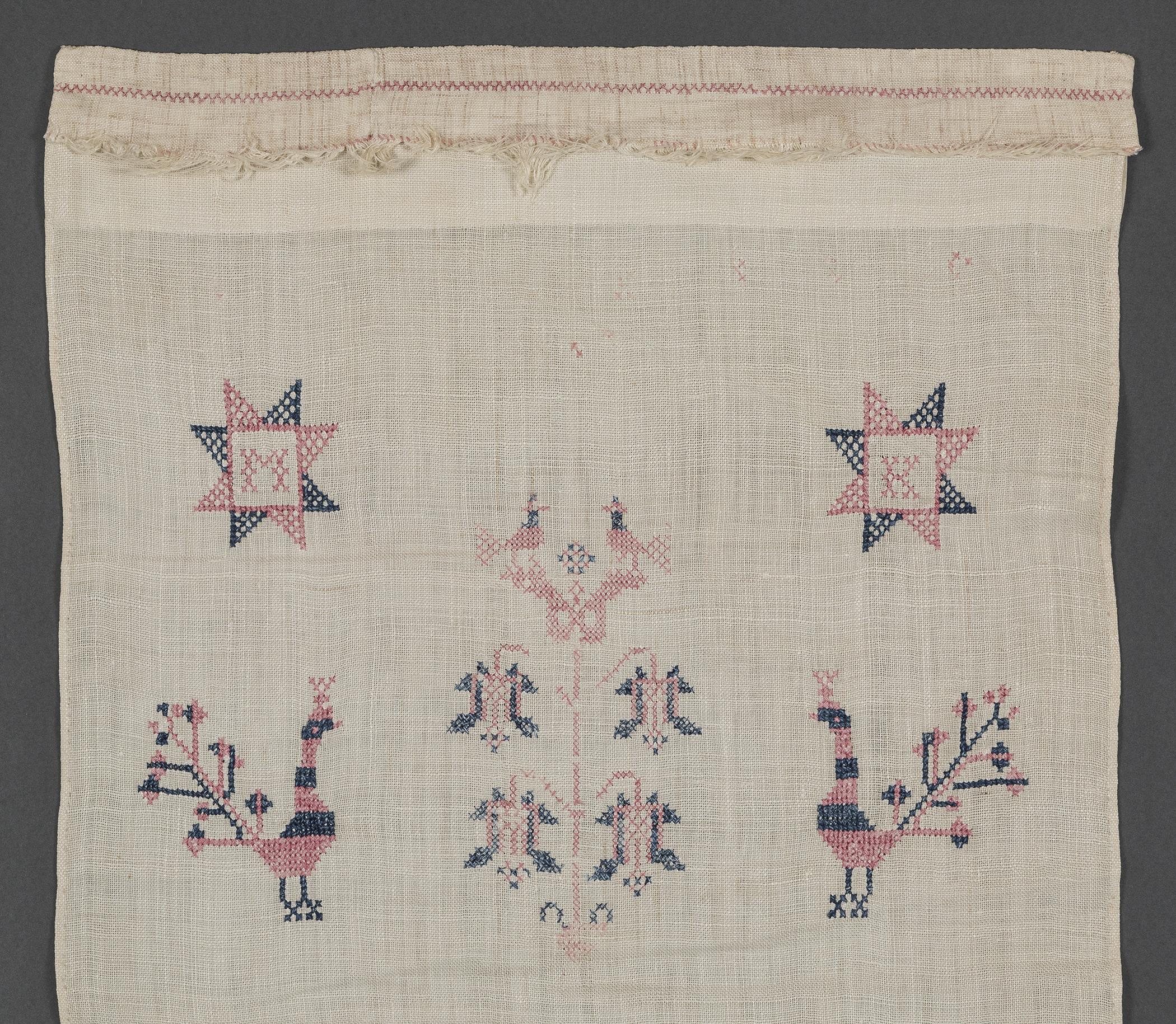 1969.1166 Towel, detail 1