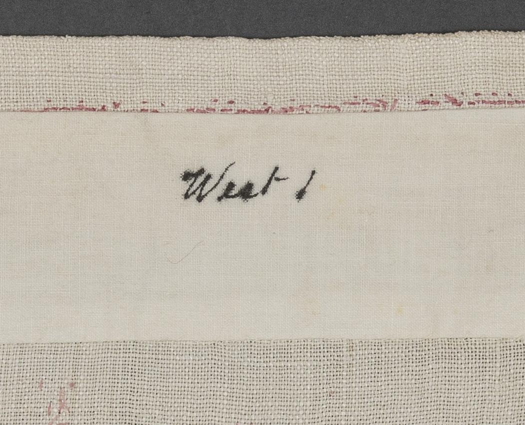 1969.1166 Towel, reverse, detail 6