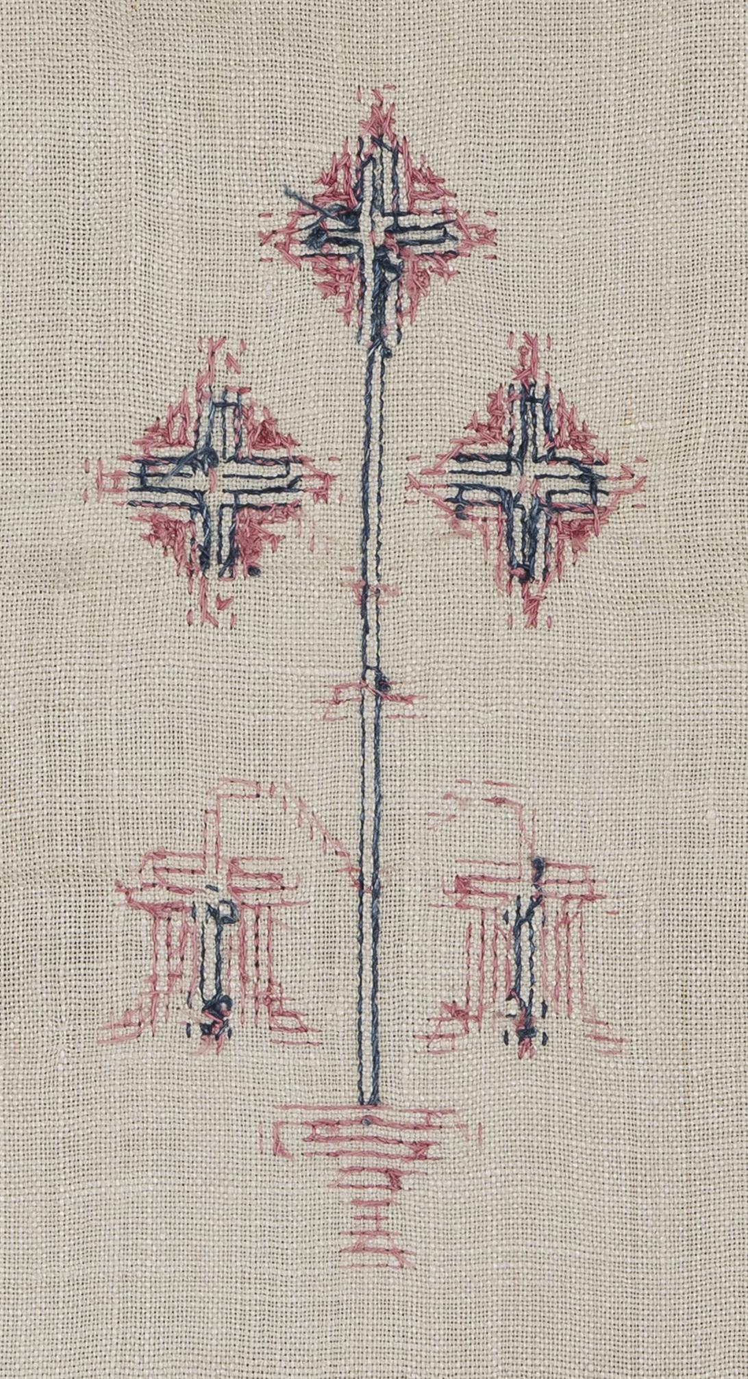 1969.1166 Towel, reverse, detail 13