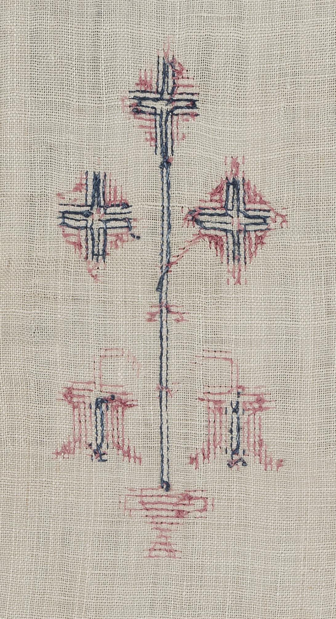 1969.1166 Towel, reverse, detail 15