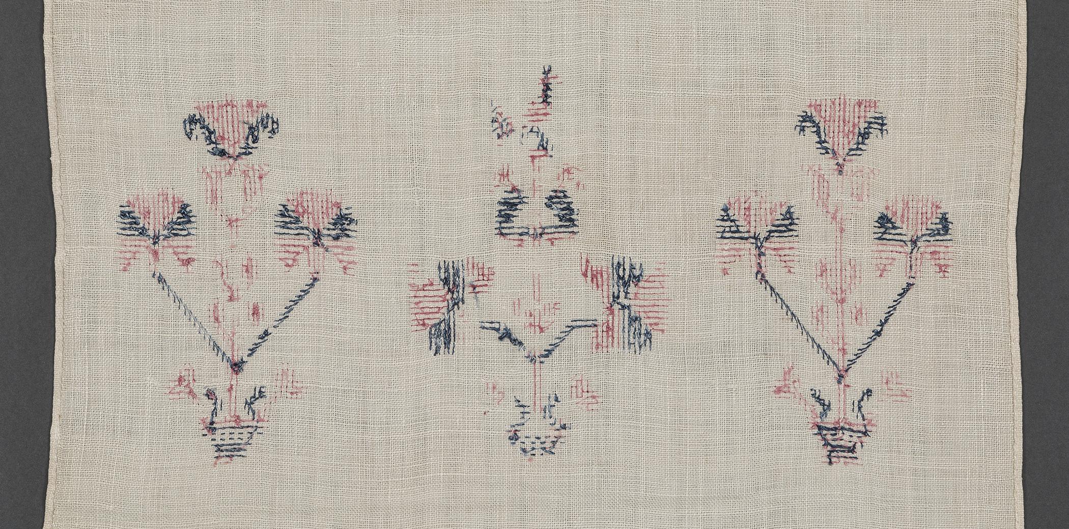 1969.1166 Towel, reverse, detail 16