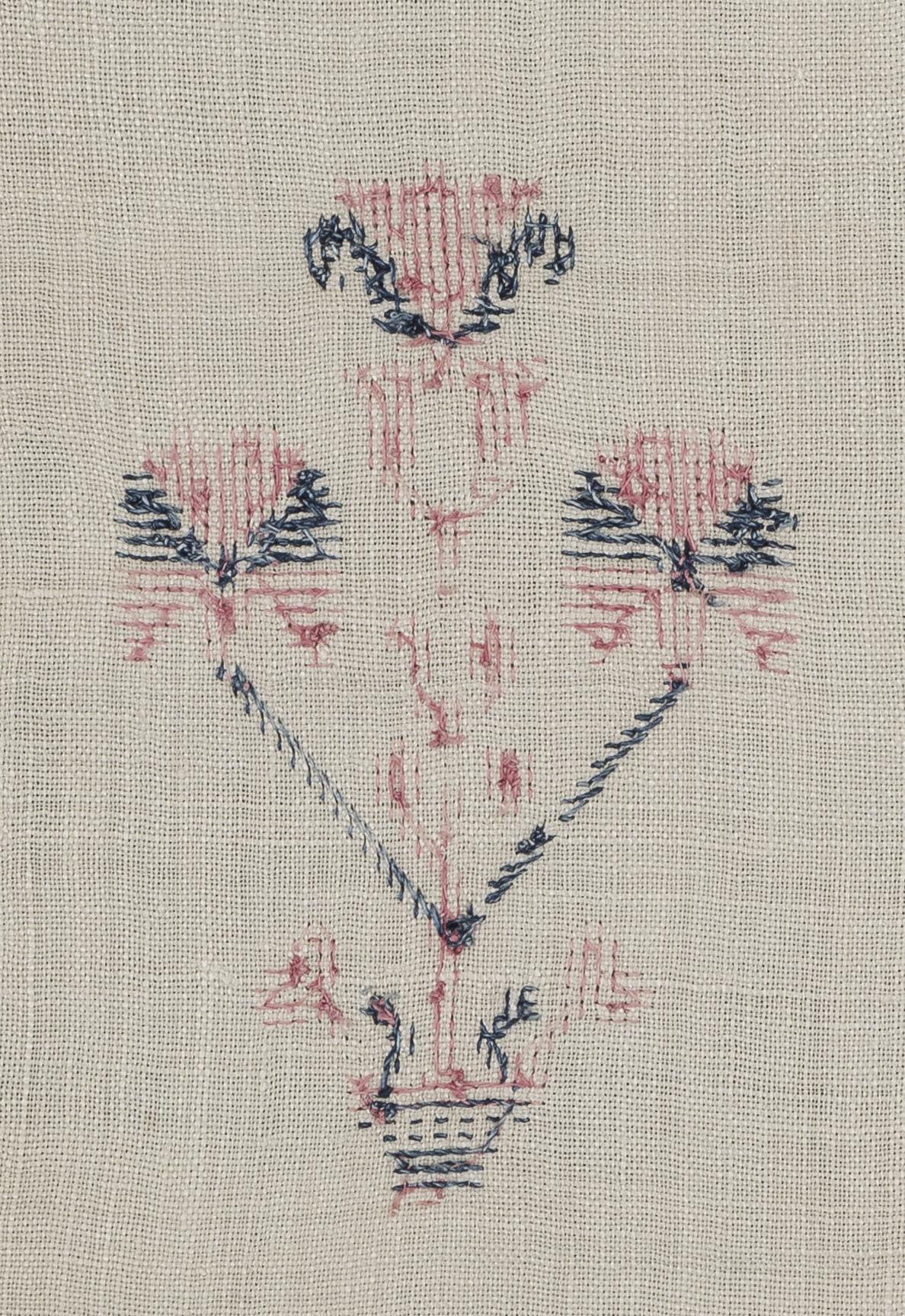 1969.1166 Towel, reverse, detail 19