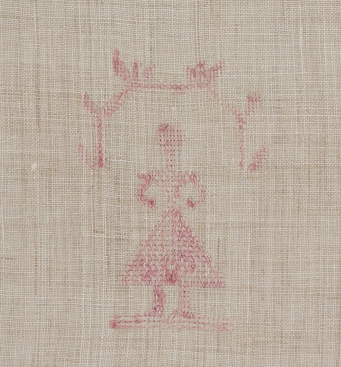 1969.1167 Towel, reverse, detail 5
