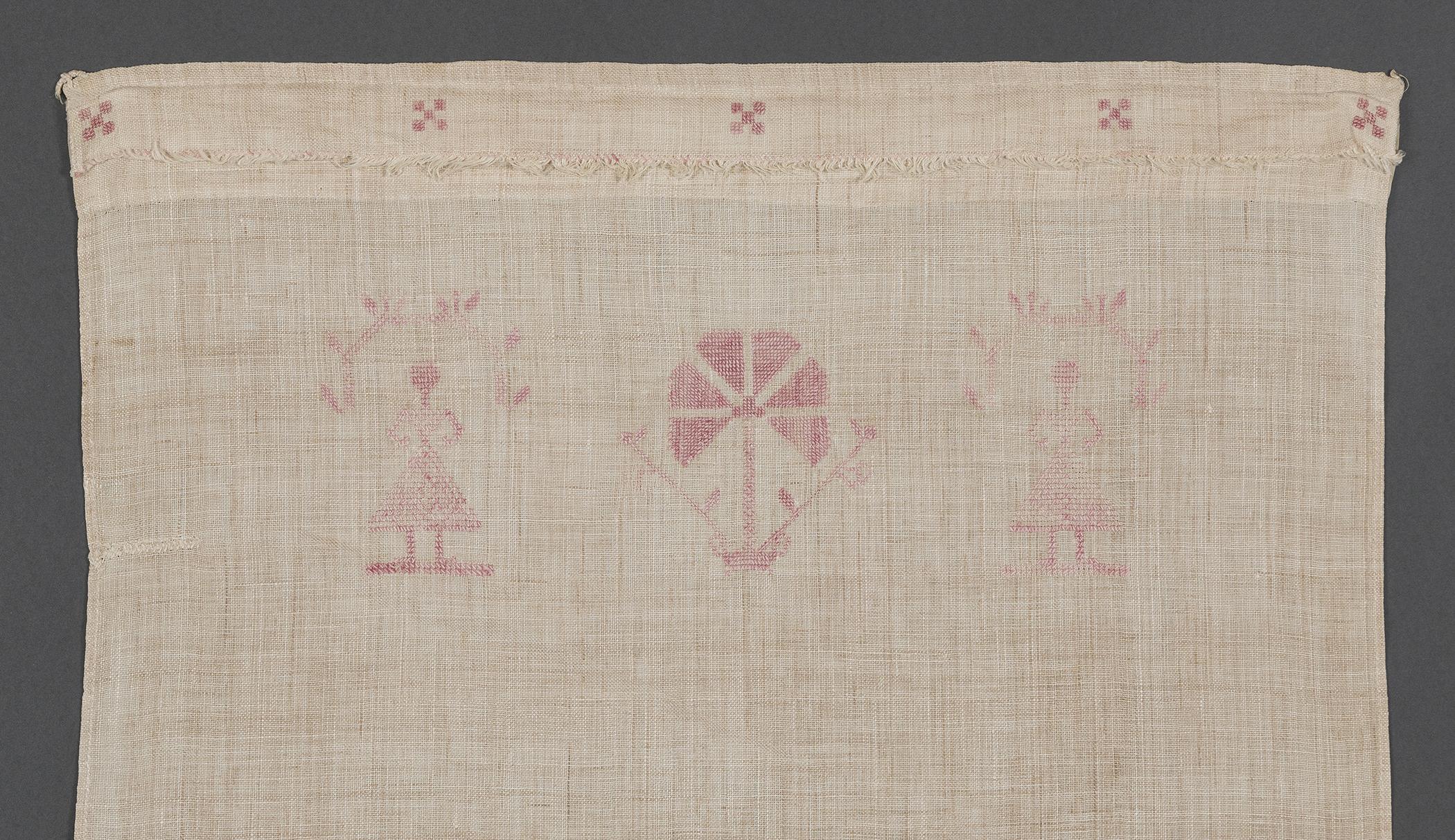 1969.1167 Towel, detail 1
