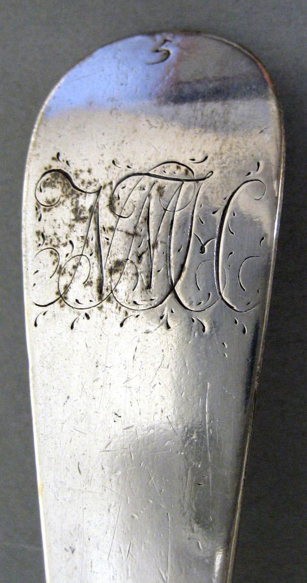 2006.0006.003 Silver Spoon engraving