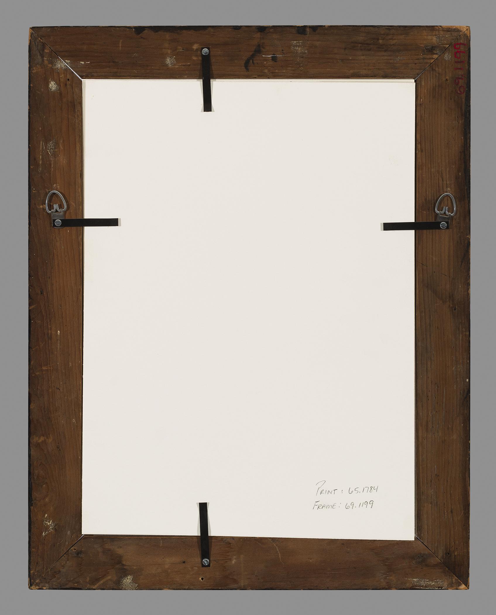 1969.1199 Frame, view 1, reverse