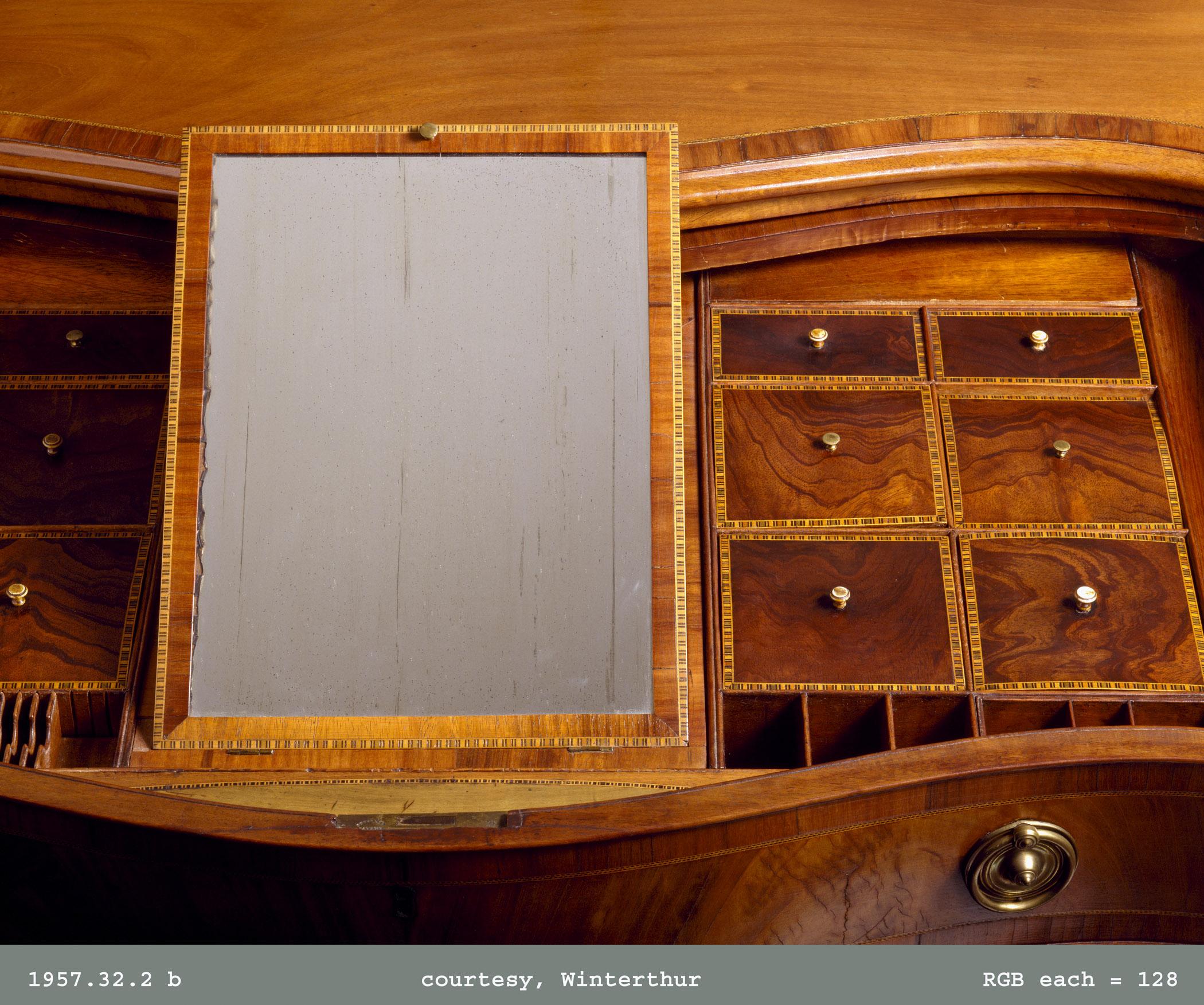 1957.0032.002 Chest of drawers (detail 1)