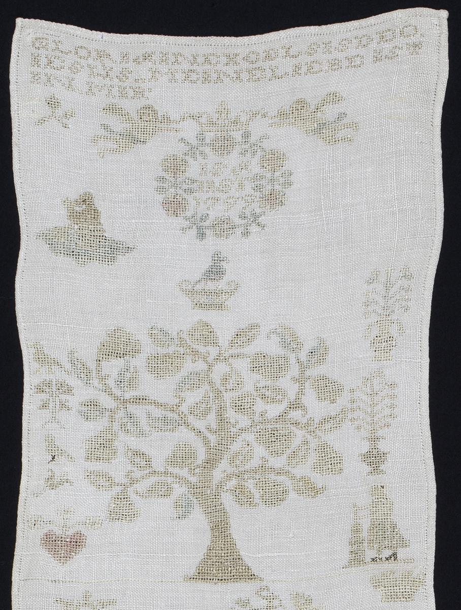1969.1241 Sampler, Detail