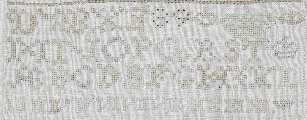 1969.1241 Sampler, Detail 12