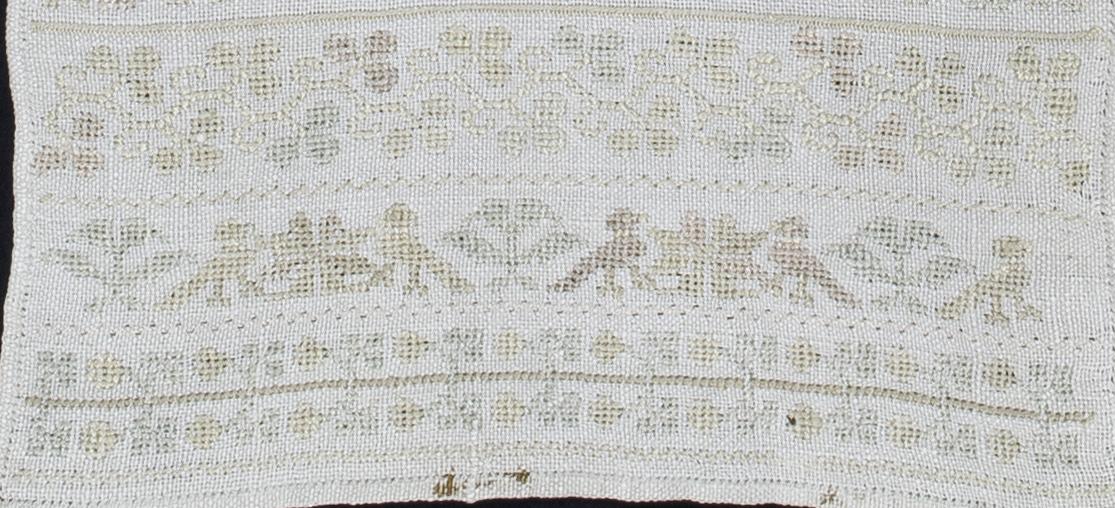 1969.1241 Sampler, Detail 20