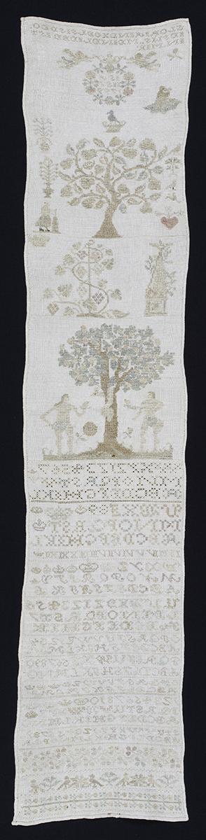 1969.1241 Sampler, Verso