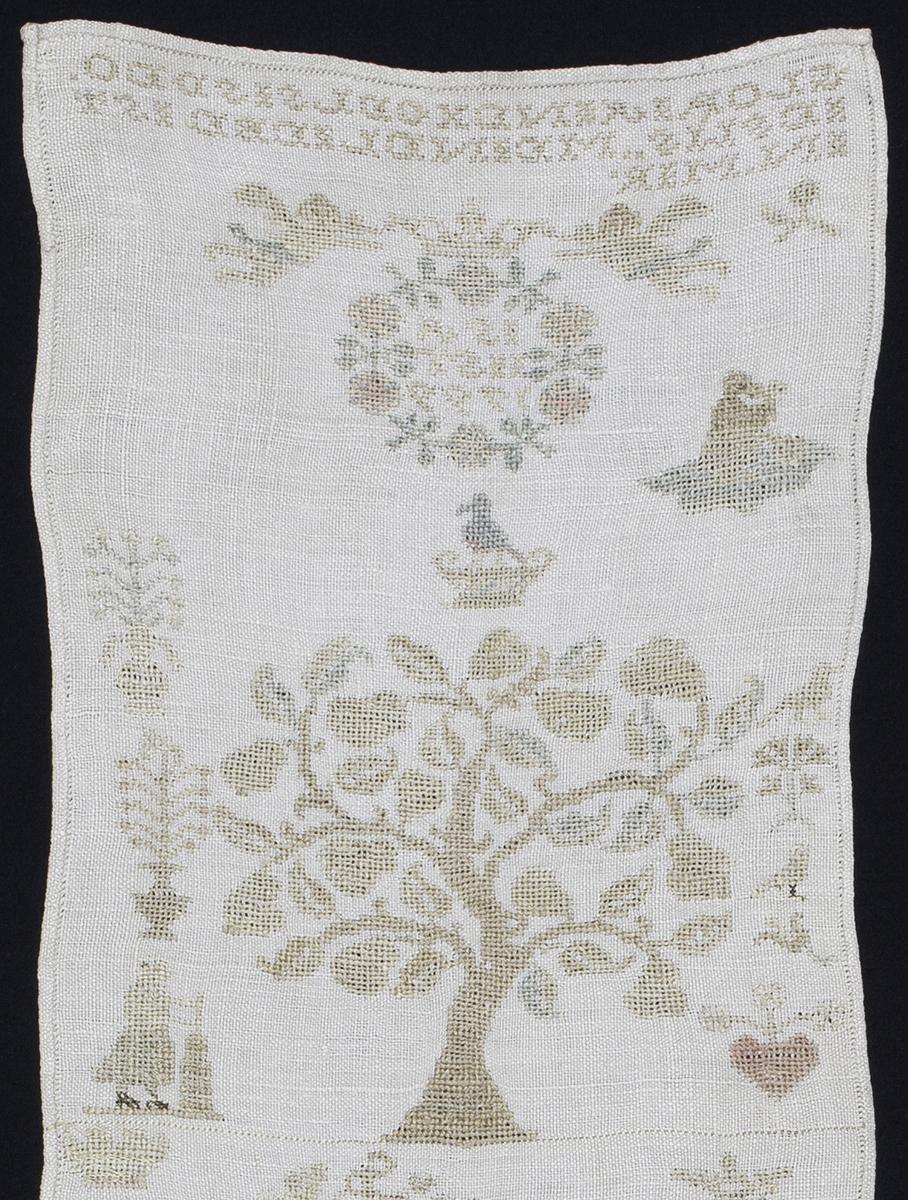 1969.1241 Sampler, Verso Detail