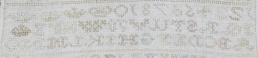 1969.1241 Sampler, Verso Detail 18