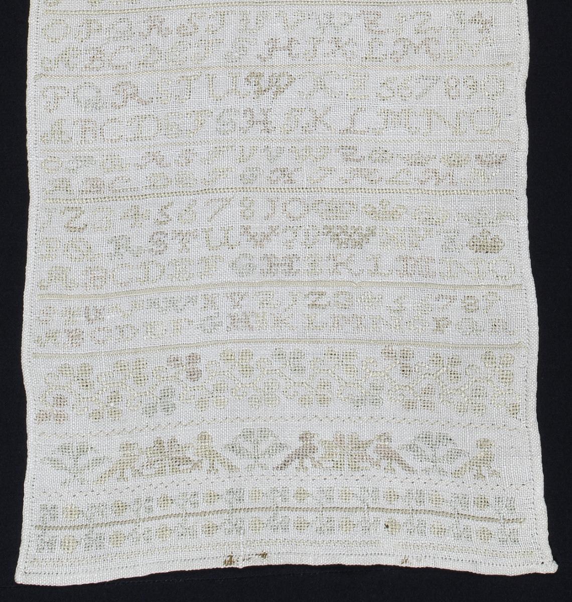 1969.1241 Sampler, Detail 4