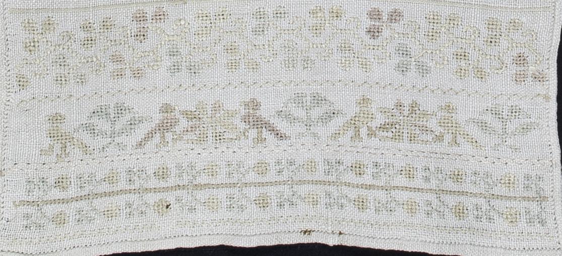 1969.1241 Sampler, Verso Detail 20