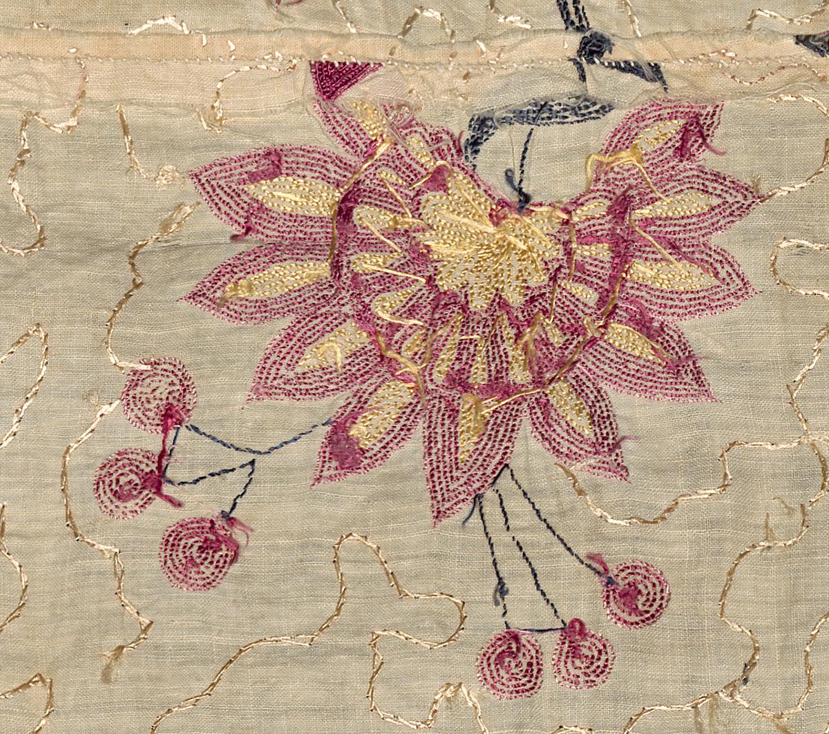 1969.1245 A Textile Fragment, Verso Detail 5
