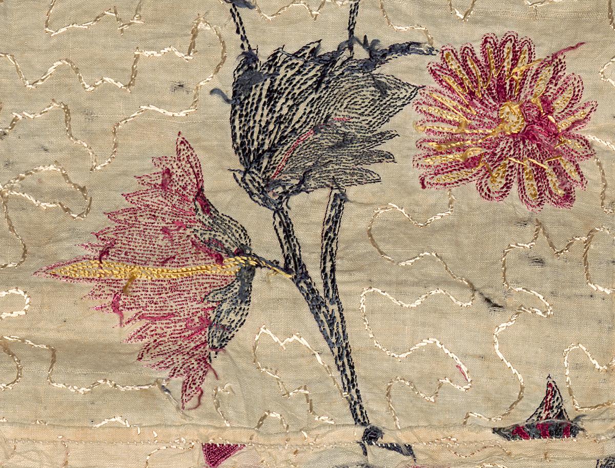 1969.1245 A Textile Fragment, Verso Detail 6