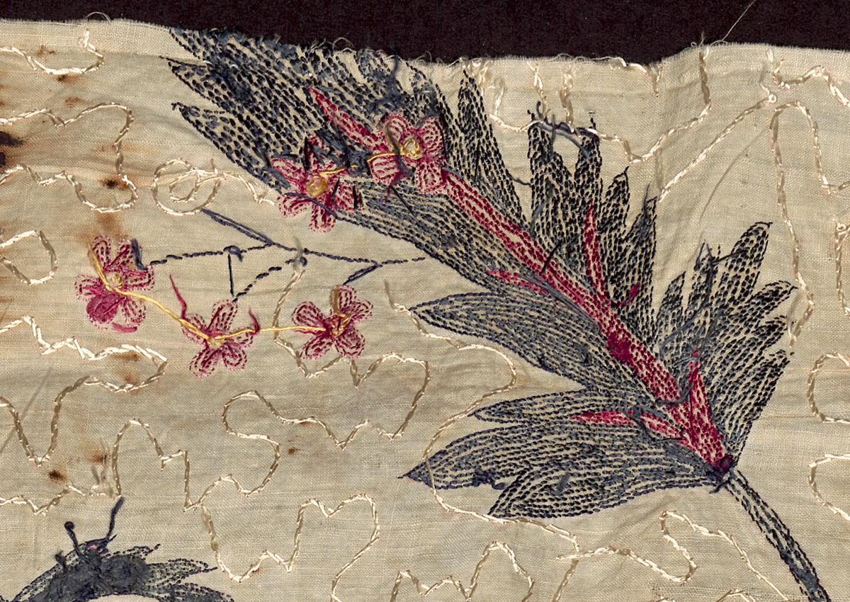 1969.1245 A Textile Fragment, Verso Detail 7