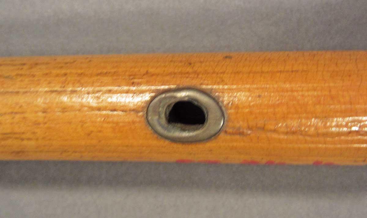 1957.0034.004, Cane, hole detail
