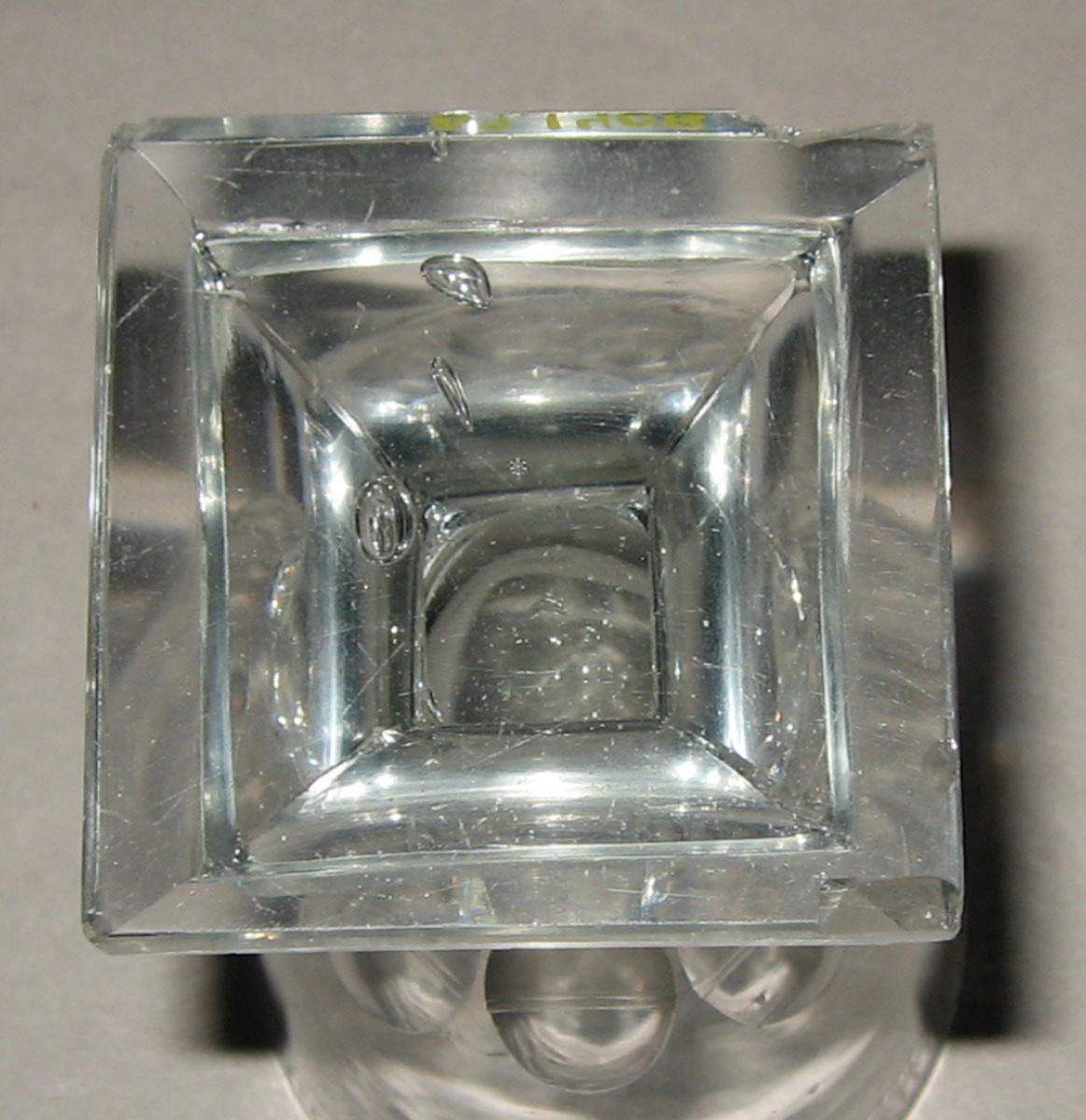 1969.1408 Colorless glass wine glass (underside)