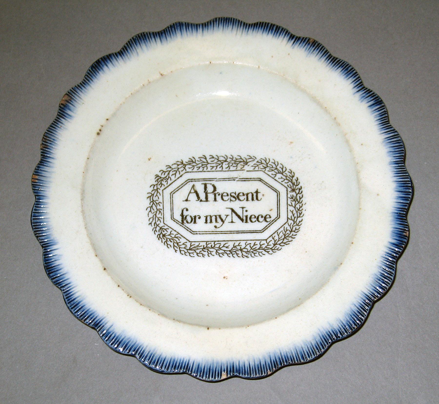 1969.1409 Pearlware plate
