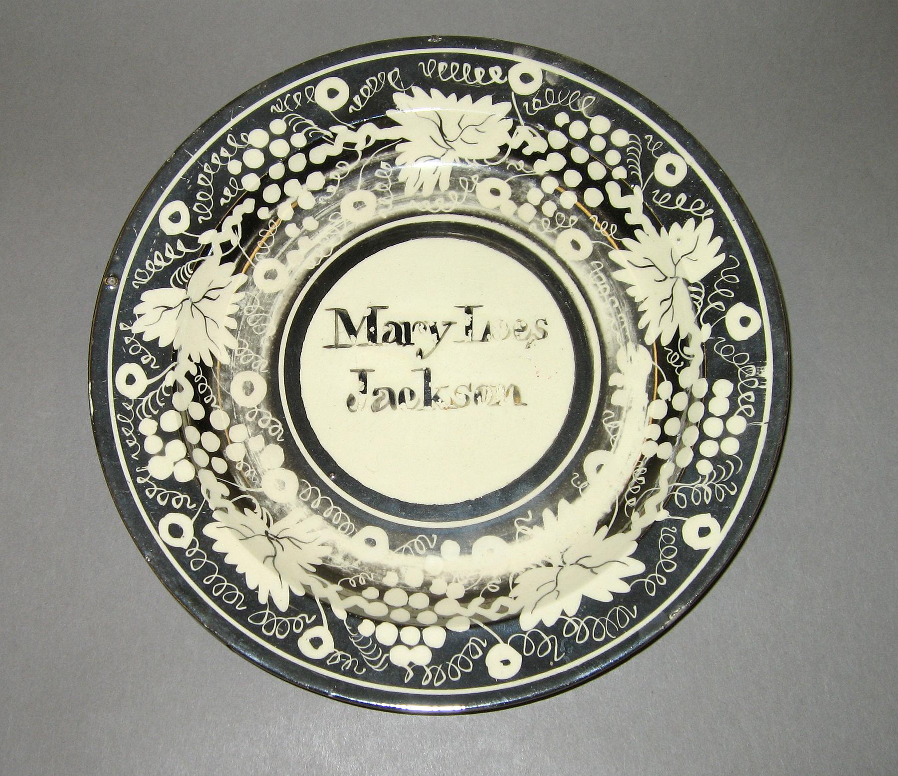 1969.1413 Luster resist jackson plate