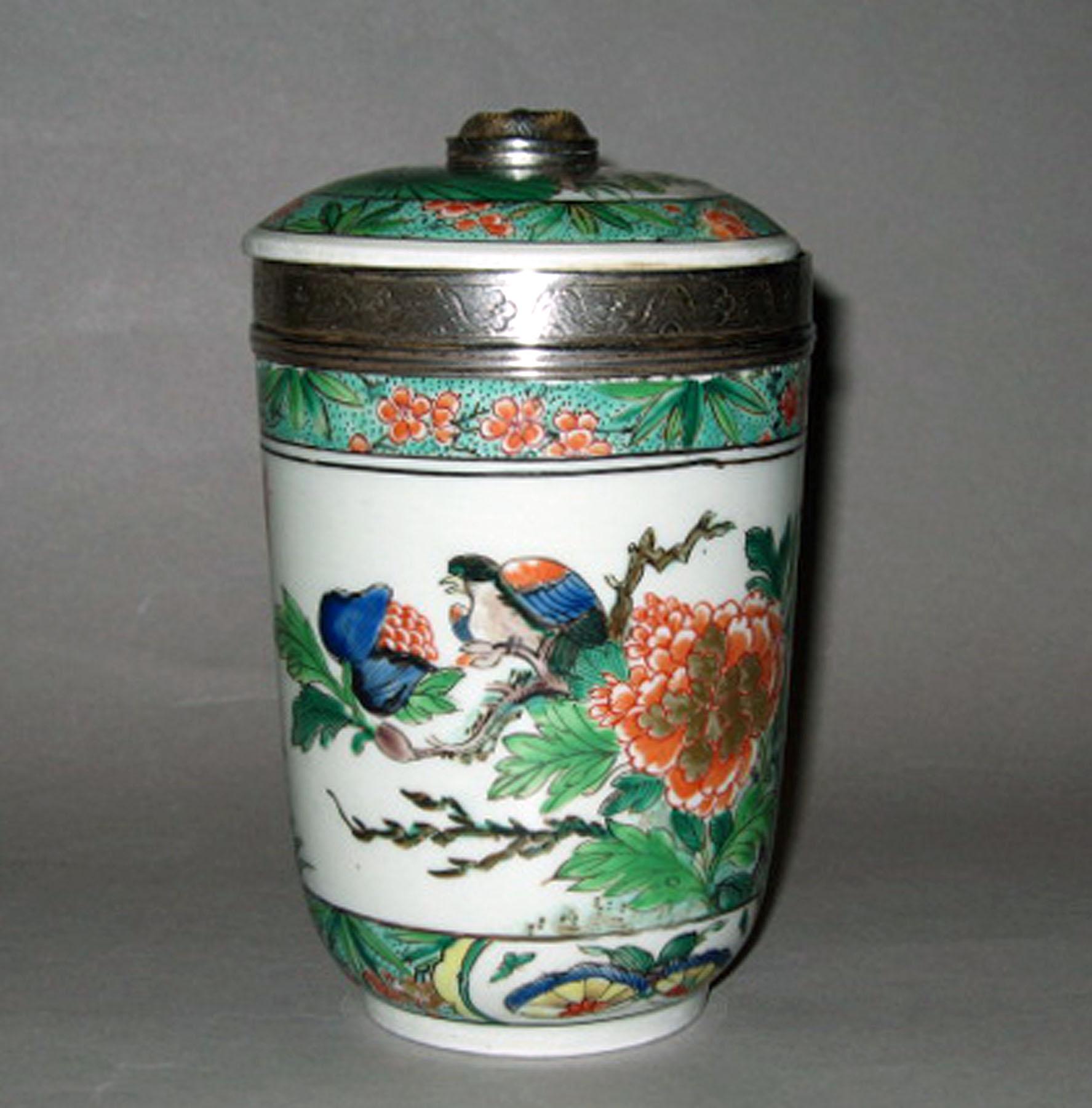 1969.1486 A, B Porcelain covered jar