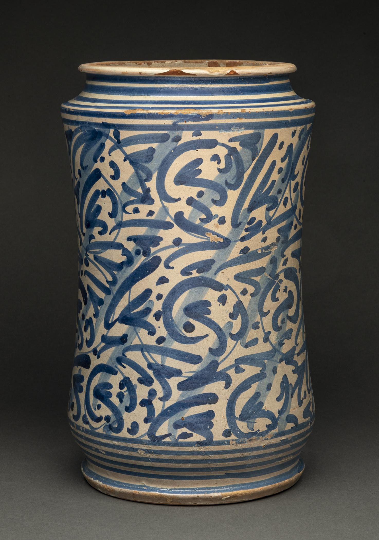 1969.1524 Apothecary pot or jar, view 2