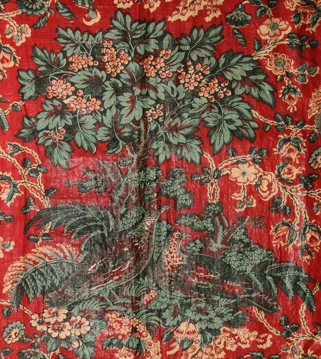 1969.1577 Window Hanging, Curtain, Pattern Detail