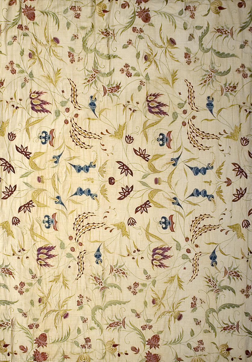1969.1581 B Window Hanging, Side Curtain, Pattern Repeat