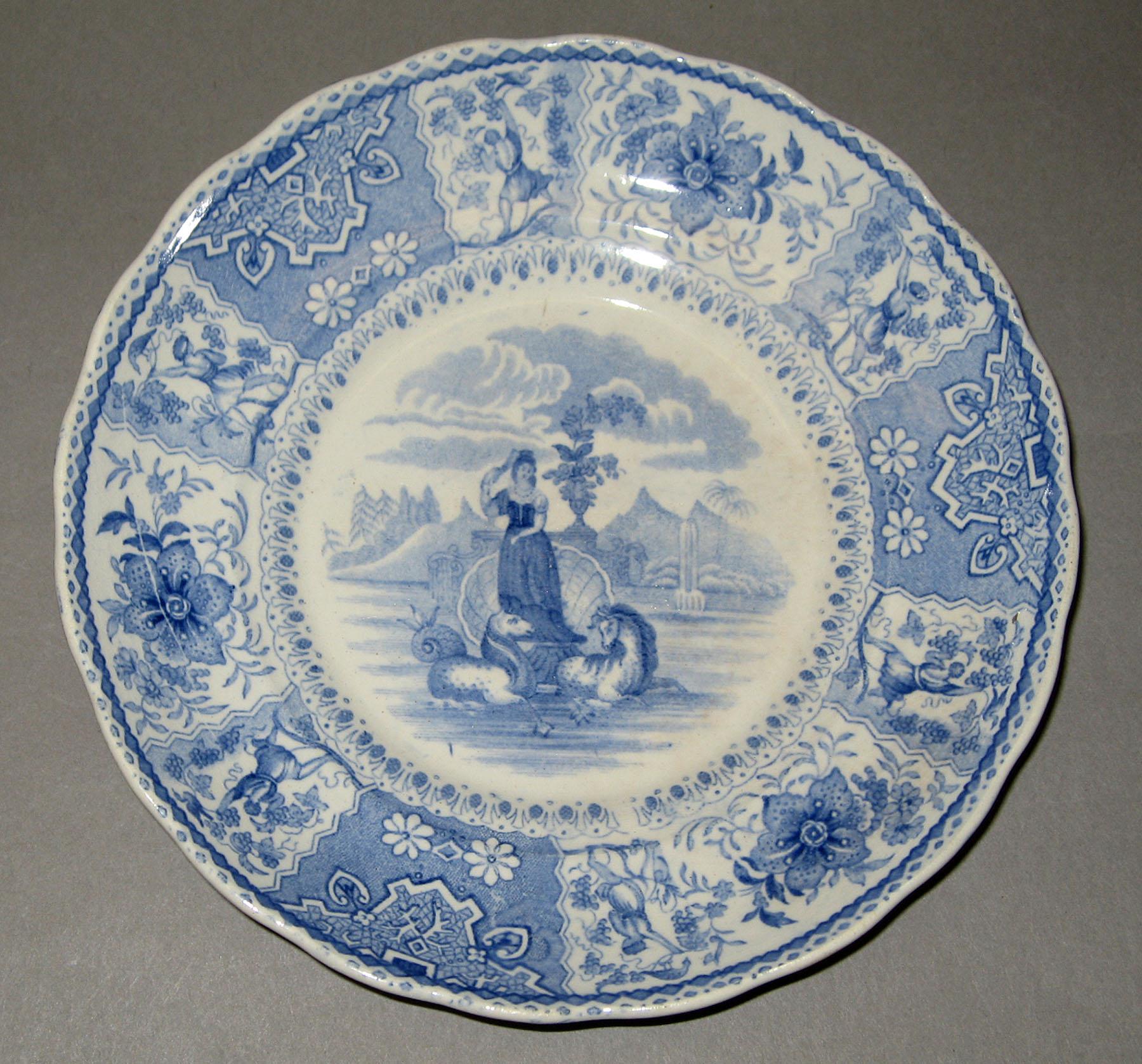 1969.1595 Earthenware plate
