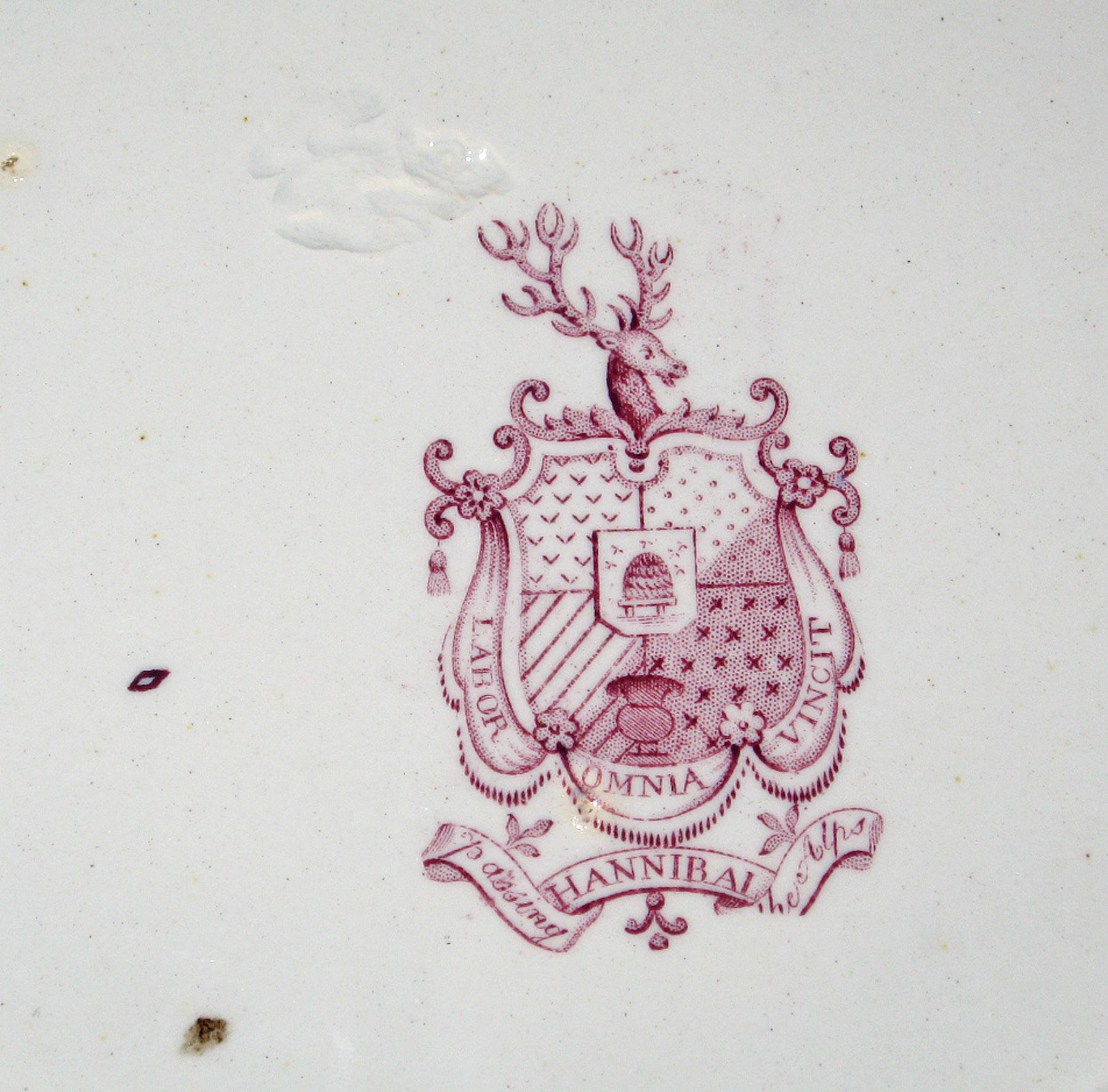 1969.1624 Earthenware plate, detail