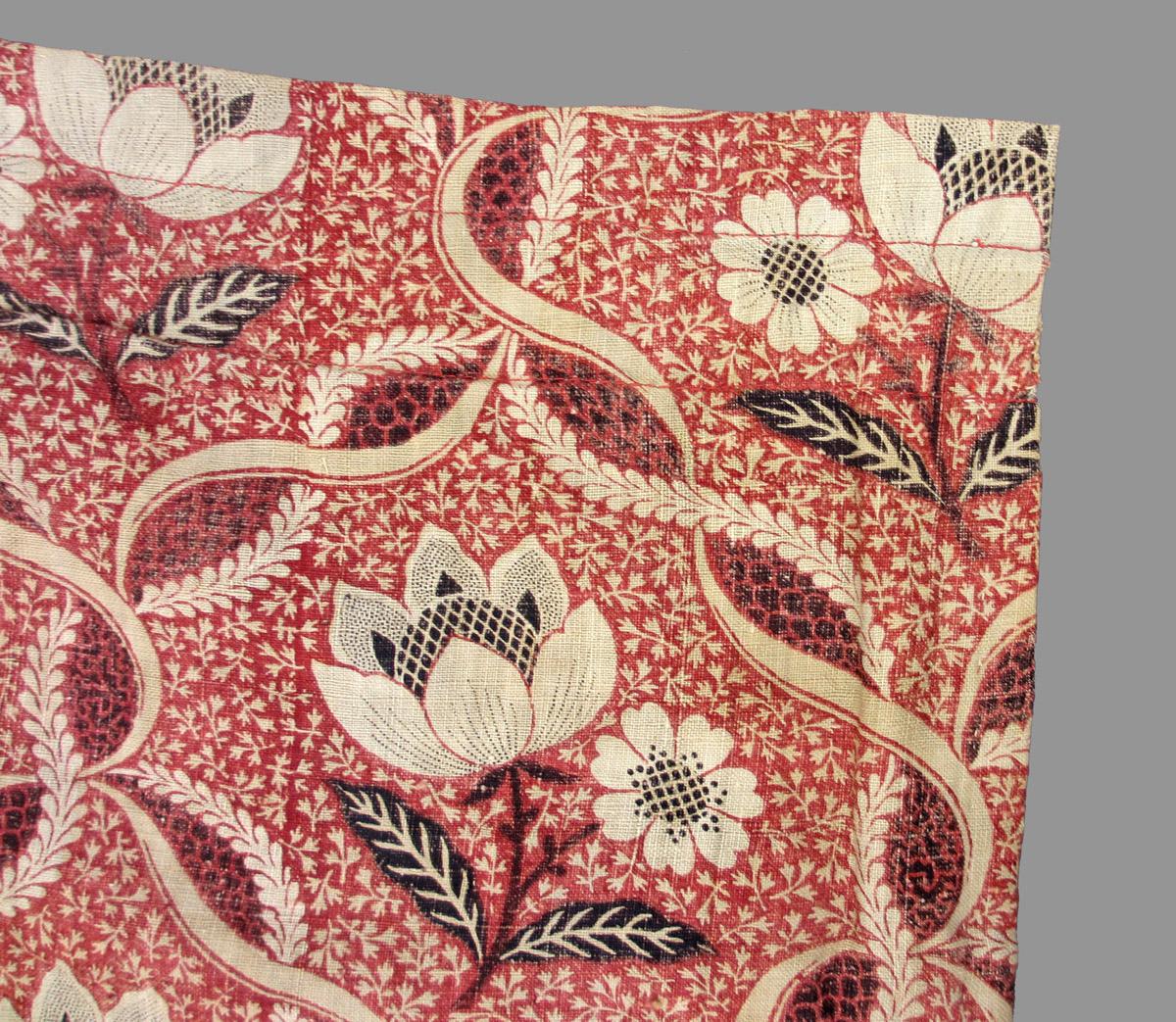 1969.1672 A textile, printed detail 4